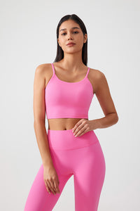 Women Gathering Anti-Shock One Cup Back Fitness Yoga Exercise Camisole Top