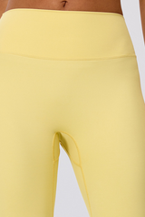 Women's No Front Seam Slim FIt Yoga Capri Leggings