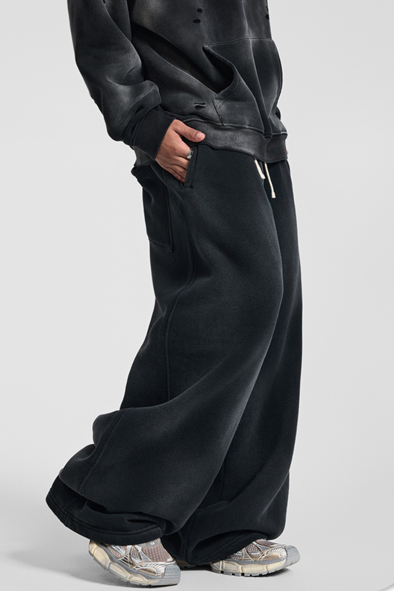 Retro-style simple and casual pants