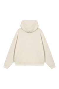 Unisex Fall Boxy Fit Waffle Texture Pullover Relaxed Hoodie