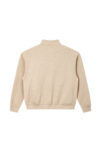 Unisex Fall 1/4 Zip Raglan Sleeve Mock Neck Sweatshirt
