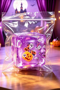 Halloween Magic Crystal Cube Squishy Fidget Toy OPP Bag Pack