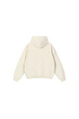 Unisex Fleece Raw Edge Spliced Fake Two Piece Hoodie