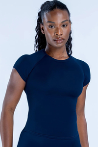 Women's Crew Neck Slim Fit Short Sleeve Workout T-shirt