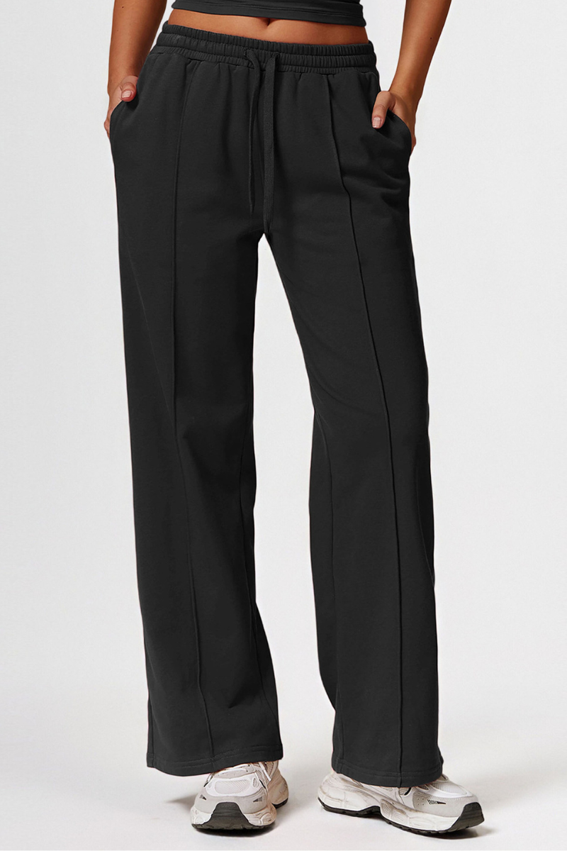 Women’s streetwear straight-leg casual pants.