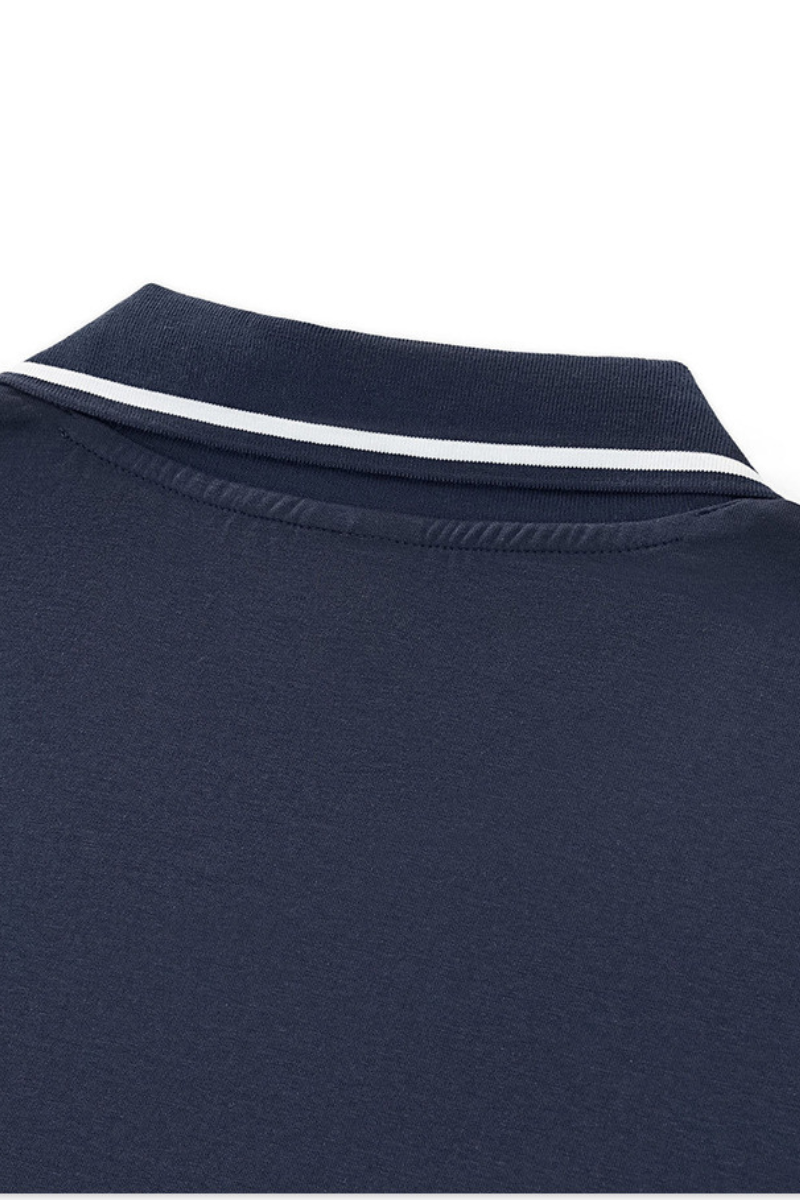 Men's Fall V-Neck Polo Collar Detachable-Sleeve Sweatshirt