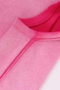 Unisex Fall Washed Vintage Gradient Crew Neck Sweatshirt