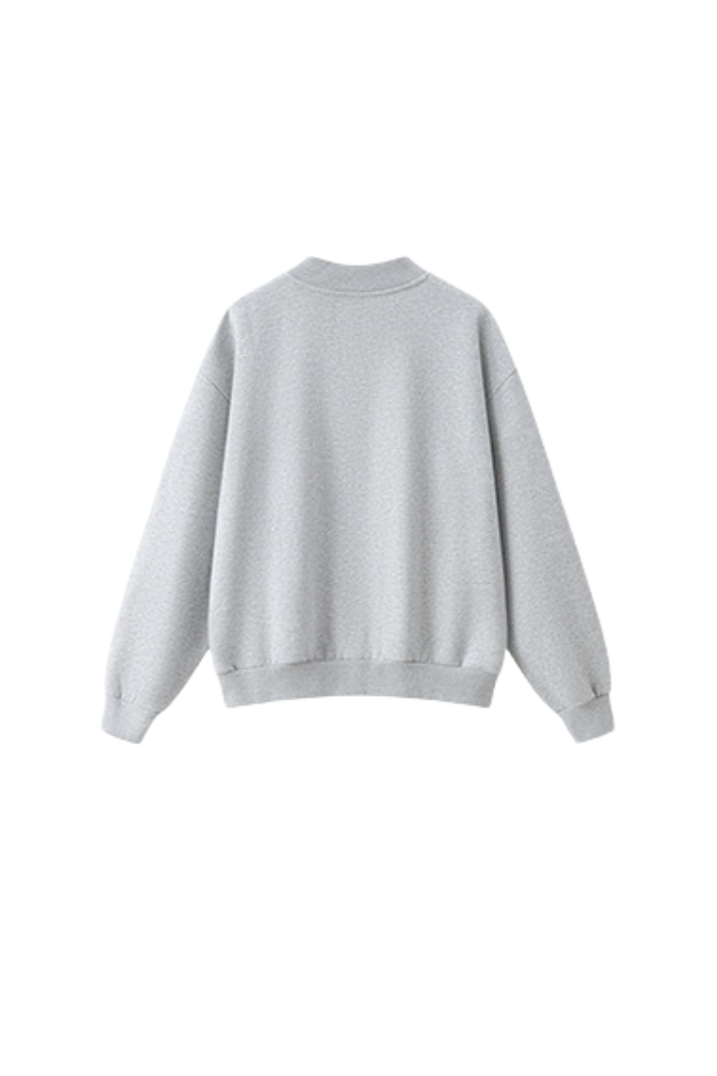 Women's Fall Vintage Washed Fleece Quarter Zip Sweatshirt