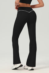 Women Naked-Feel High-Waisted Quick-Dry Flared Yoga Leggings
