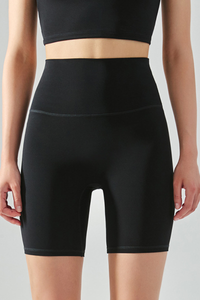 Women's Cooling High Waist Tummy Control Sports Shorts