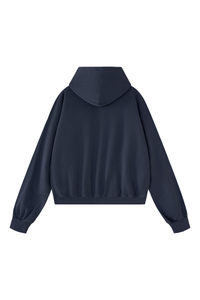 Women's Fall 100% Cotton 360G Boxy Two‑Way Zip Jacket