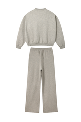 Men's Heavyweight Heathered Sweatshirt And Sweatpants Set