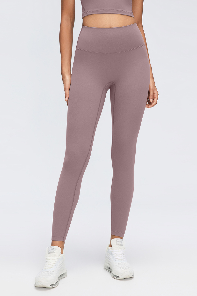 Women's Naked Feeling High Waist No Front Seam Yoga Leggings