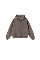 Women's Fall Heavyweight Vintage Washed Cotton Hooded Jacket