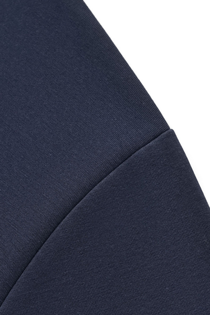 Men's Fall V-Neck Polo Collar Detachable-Sleeve Sweatshirt