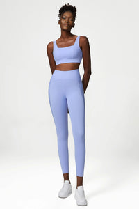 Naked feel Anti-wrinkle bubble butt leggings