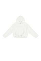 Men's Fall Boxy Cropped Kangaroo Pocket Drop-Shoulder Hoodie