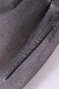 Unisex Fall 100% Cotton Washed Gradient Wide Leg Pants