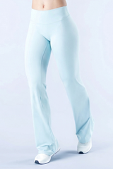 Women's Nude‑Feel Butt-Lifting Seam Yoga Flare Pants