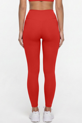 Women's High Waist Contrast Stripe Butt Lifting Yoga Leggings