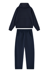 Men's Fall Set:Heavyweight Hoodie And Curved Sweatpants