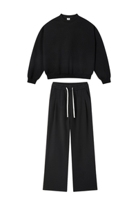 Unisex Heavyweight Heathered Sweatshirt And Sweatpants Set