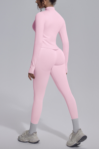 Women's Seamless Yoga Bra & Jacket & Leggings  3-Piece Set