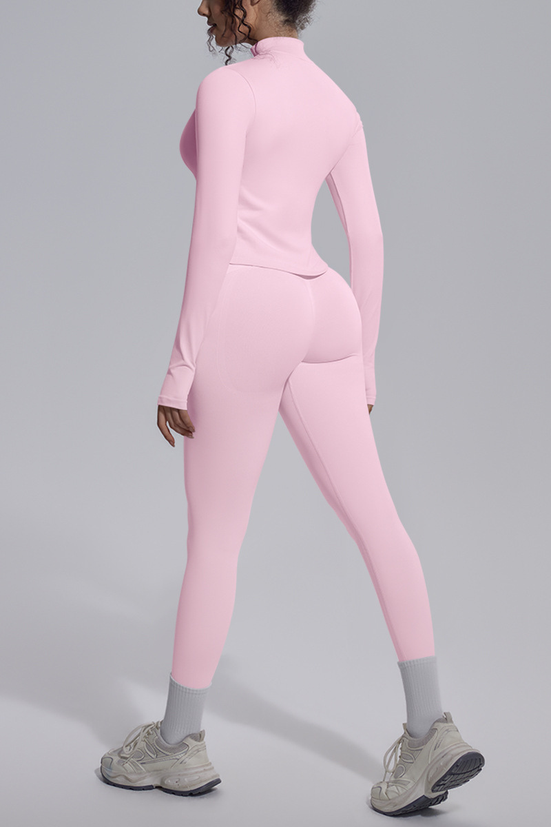 Women's Seamless Yoga Bra & Jacket & Leggings  3-Piece Set