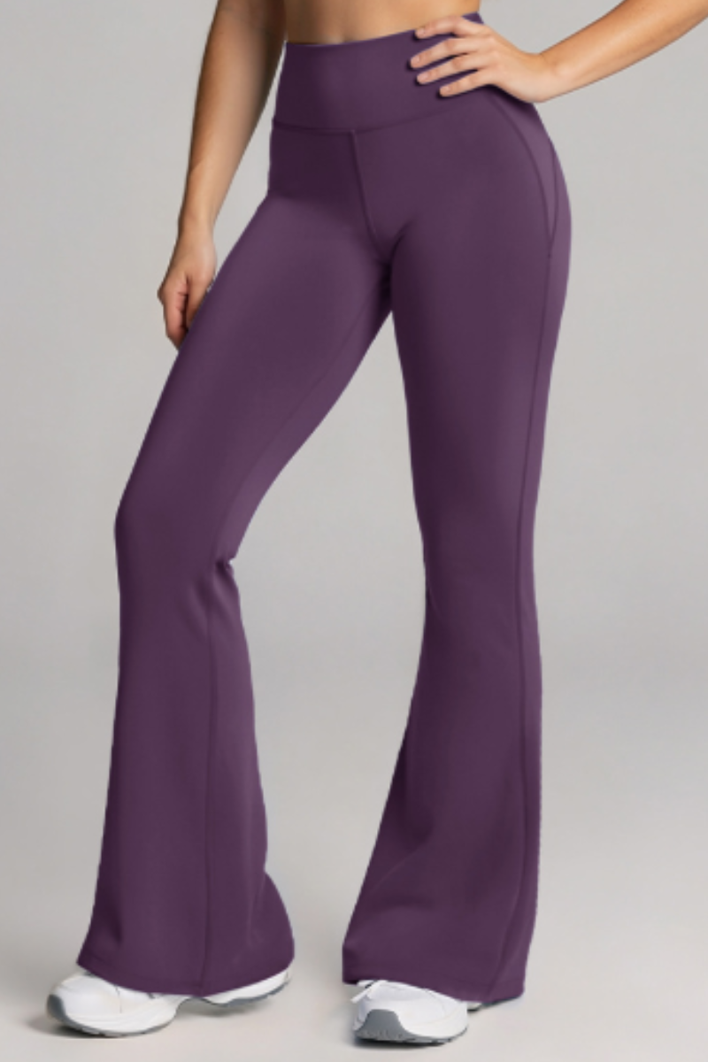 Women's High-Waist Butt-Lifting Flared Yoga Pants