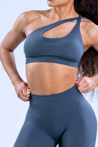 Women's Athletic One Shoulder  Asymmetric Bra