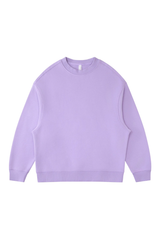 Women's Fall Fleece‑Lined Drop Shoulder Oversized Pullover