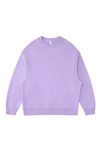 Women's Fall Fleece‑Lined Drop Shoulder Oversized Pullover