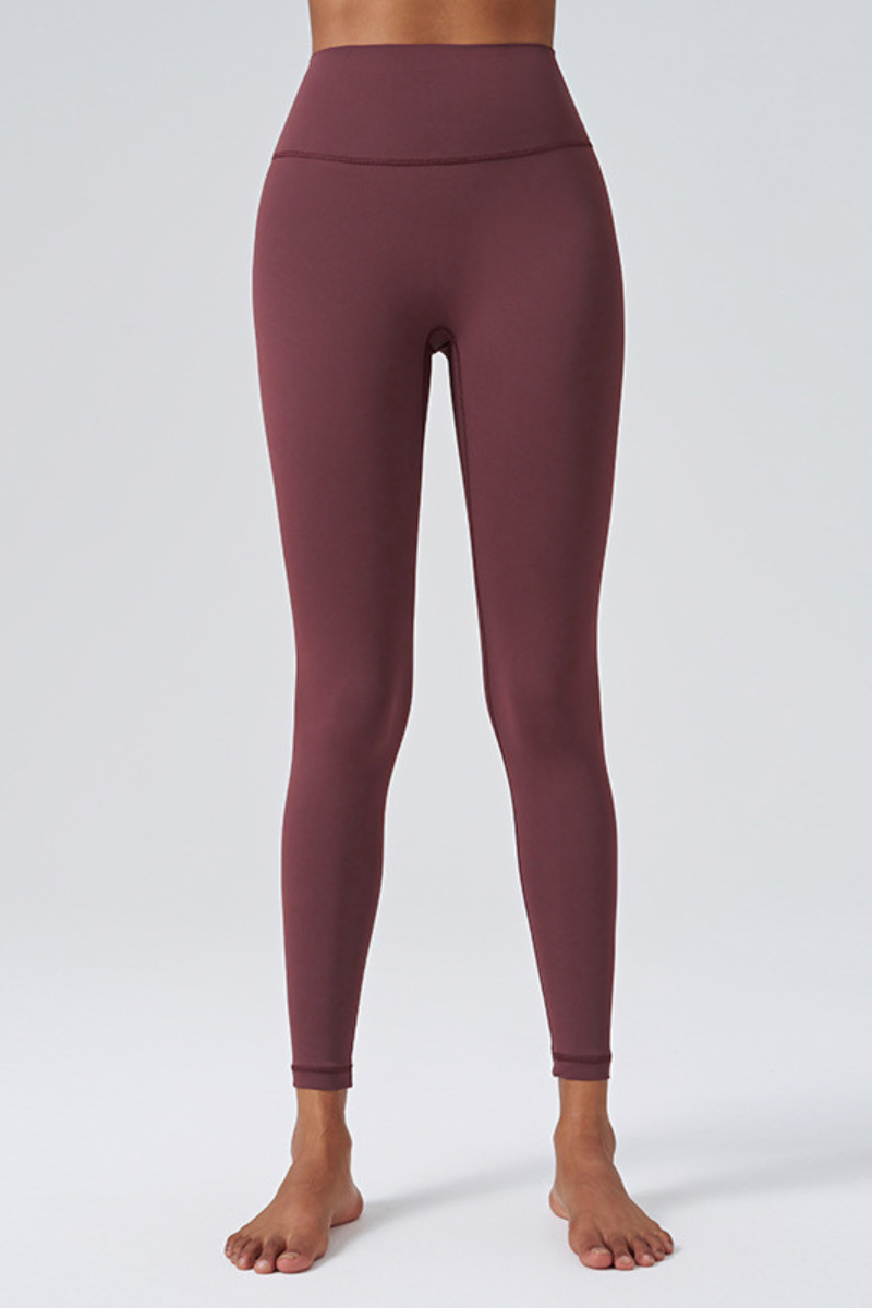 Women's High-waist shaping Tucking Nine-inch Leggings
