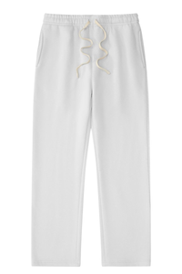Unisex Drawstring Straight Leg Casual Sweatpants