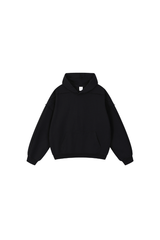 Men's Fleece Raw Edge Spliced Fake Two Piece Hoodie