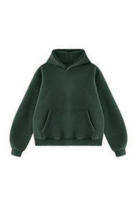 Men's Fall Fleece Heavyweight Washed Drop Shoulder Hoodie