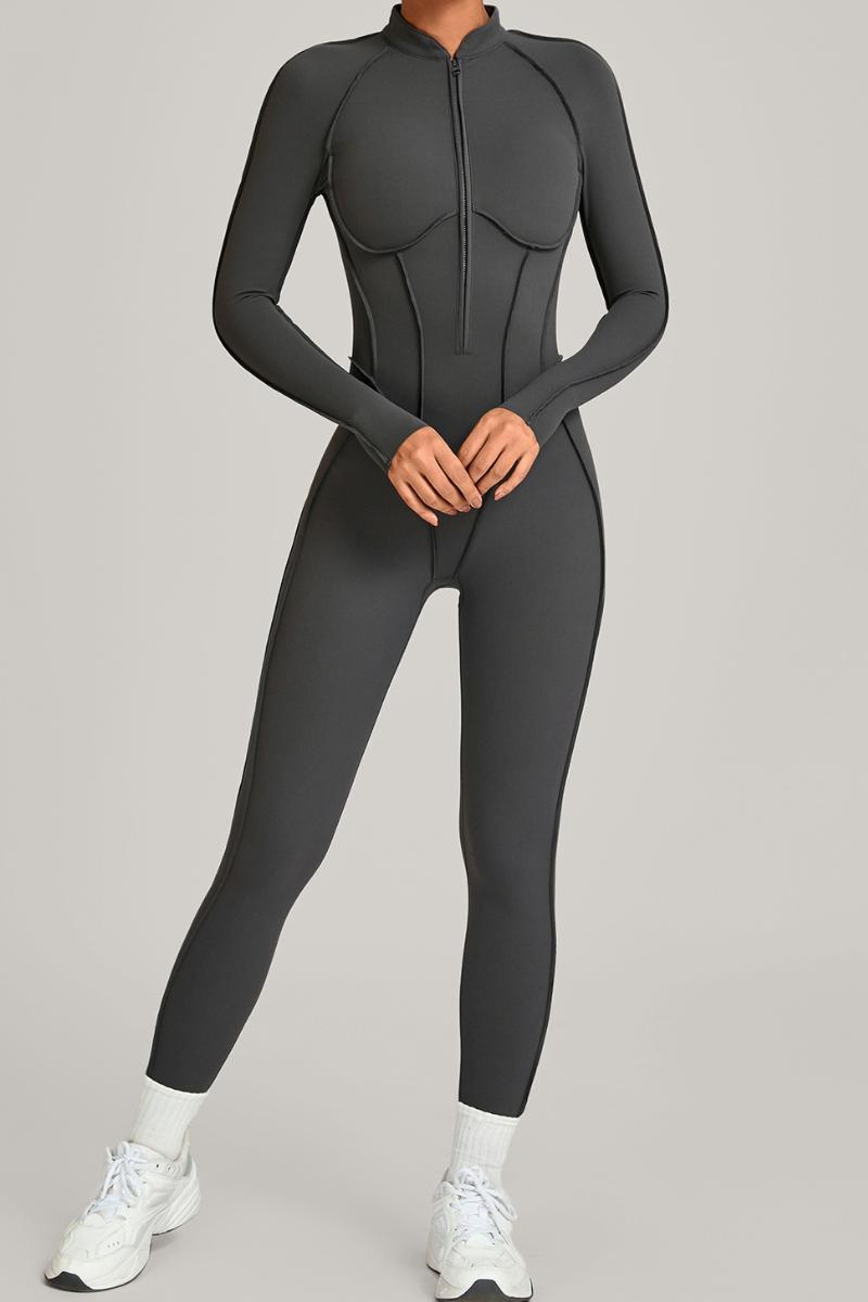 Women's athletic all-in-one pantsuit