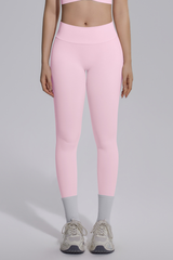Women's Seamless Knit V-Waist Tight Butt-Lift Yoga Leggings