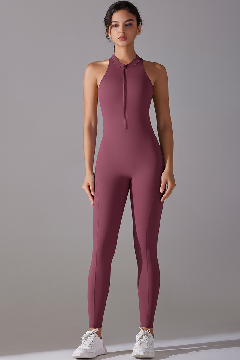 Women's Athletic Slimming Cut Out Backless  Jumpsuits