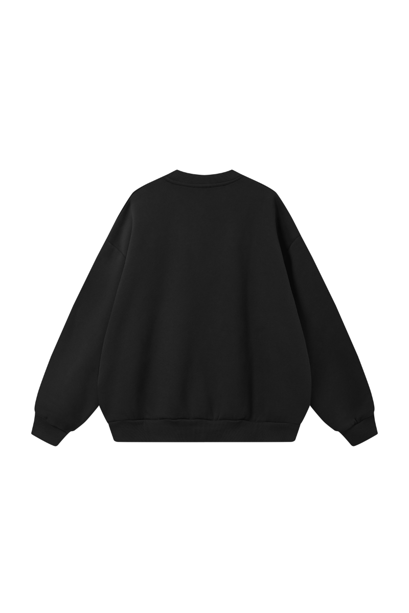 Women's Fall Heavyweight Fleece Cropped Crew Neck Sweatshirt
