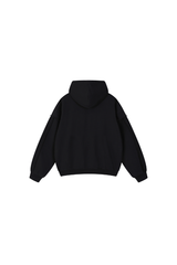 Unisex Fleece Raw Edge Spliced Fake Two Piece Hoodie