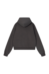 Unisex Fall Washed Vintage Boxy  Comfort Color Hooded Jacket