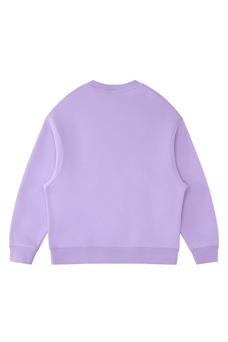 Women's Fall Fleece‑Lined Drop Shoulder Oversized Pullover