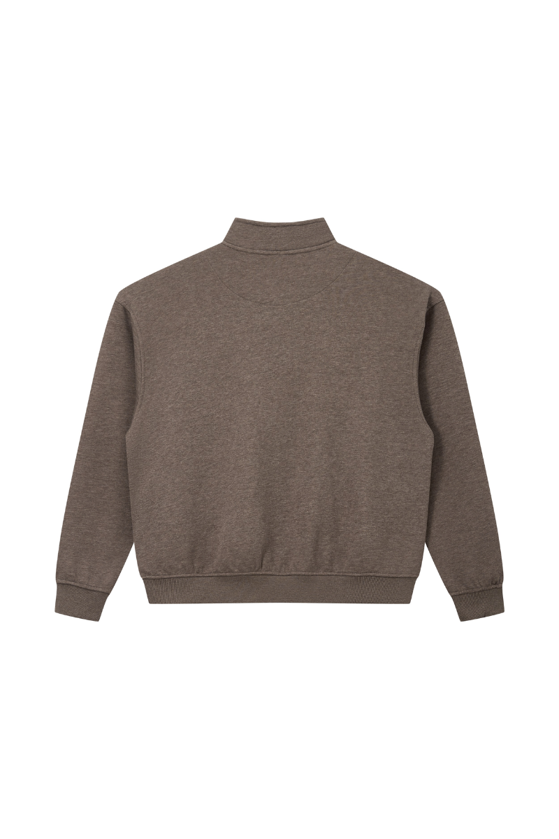 Unisex Fall 1/4 Zip Raglan Sleeve Mock Neck Sweatshirt