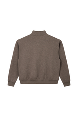 Unisex Fall 1/4 Zip Raglan Sleeve Mock Neck Sweatshirt