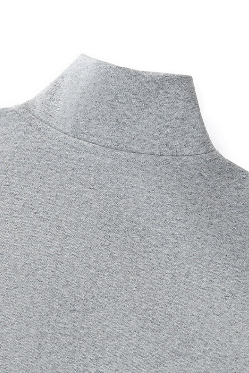 Women's Half Zip Stand Collar Cropped Drawstring Sweatshirt
