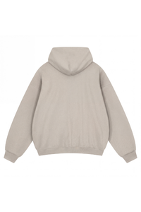 Unisex Fall Relaxed Drop Shoulder Full Zip Hooded Jacket
