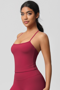 Women Y‑Back Sports Cami Tank Top