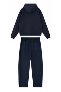 Men's Fall Set:Heavyweight Hoodie And Curved Sweatpants