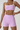 Color-Block Trim Sports Bra & Shorts Set